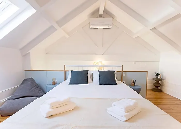 O Aleph, Irresistible Duplex Apt. W/ac And Balcony * 포르투